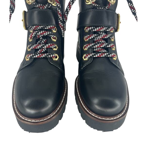 Louis Vuitton Calfskin Territory Ranger Combat Boots in Black - Picture 9 of 16